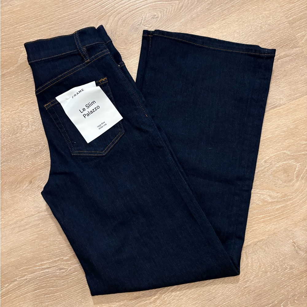 NWT Frame Le Slim Palazzo Jeans